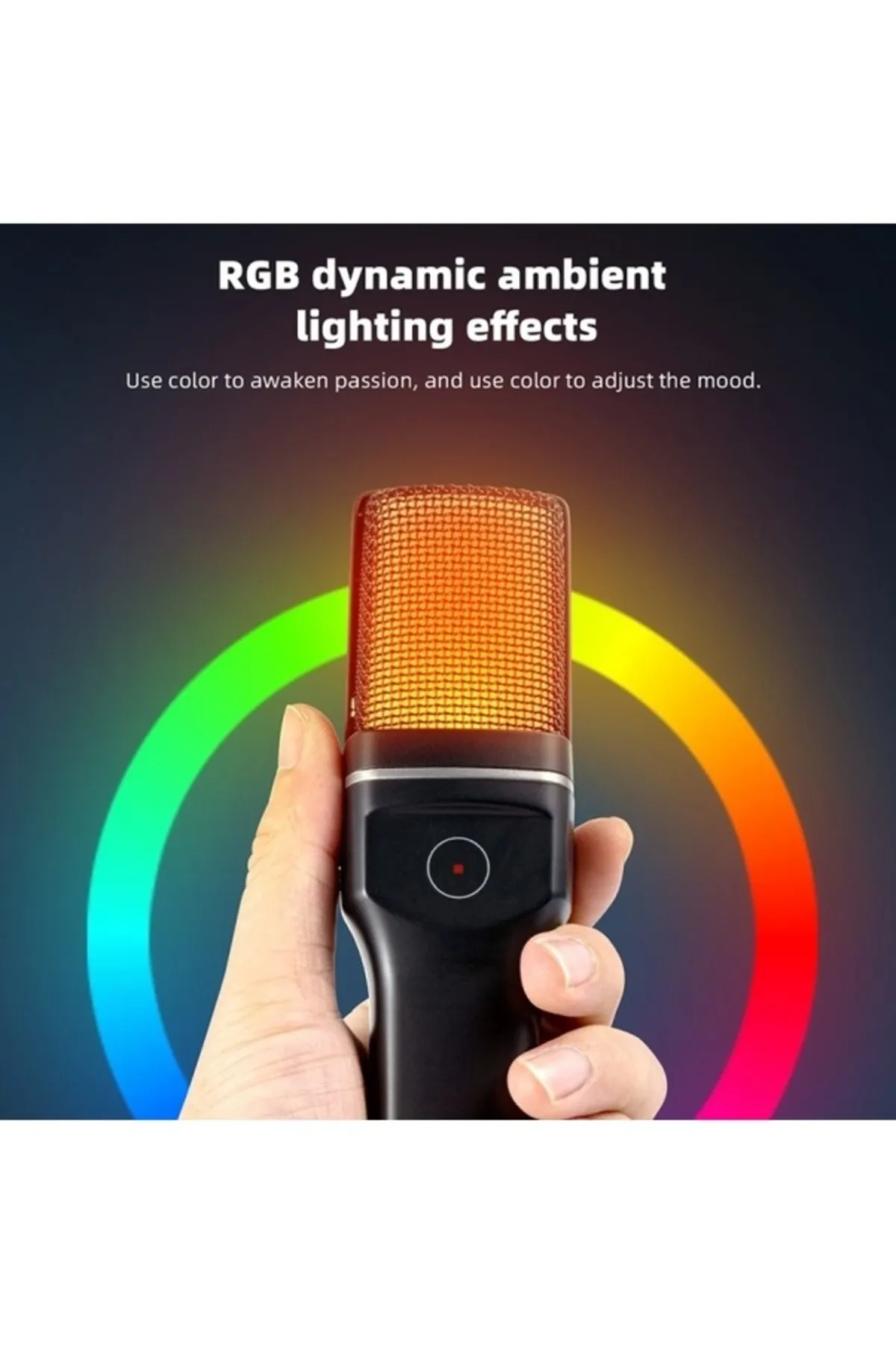  Yanmai Sf-777w 2-4g Kablosuz Oyun Masaüstü Rgb Işık Ve Blowout Mikrofon